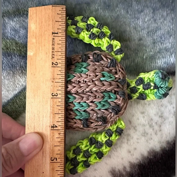String Loom Turtle Art | 919 Sea Turtle Handmade Latex Free Rainbow Loom Rubber Bands ...